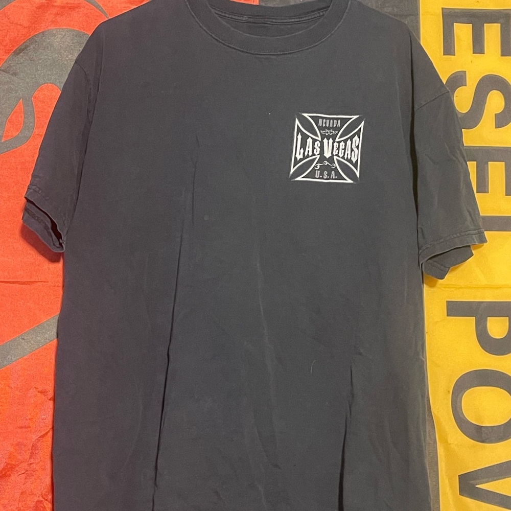 Las Vegas Graphic Black T-Shirt